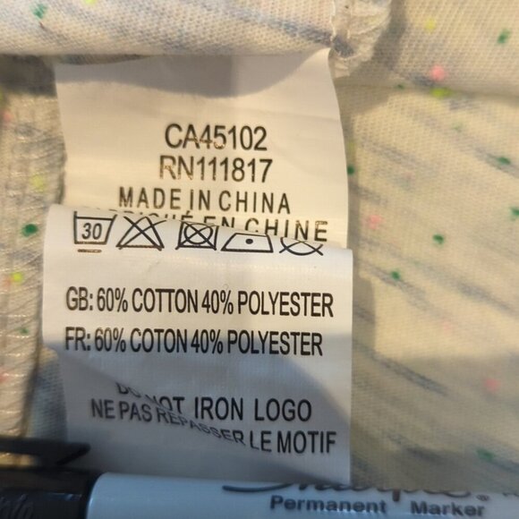 Bench Light Blue Speckle T-Shirt Dress Back Pocket Detail Elastic Waist SM NWT - Picture 7 of 7